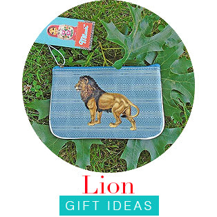 Online shopping for lion gift ideas from lion bags, lion wallet, lion coin purse to lion travel accessories and lion necklace, lion bracelet, lion earrings