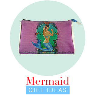 Online shopping for mermaid gift ideas from mermaid wristlets, mermaid wallets, mermaid coin purses, mermaid pouches, mermaid makeup pouches to mermaid travel accessories and mermaid necklace, mermaid bracelet, mermaid earrings