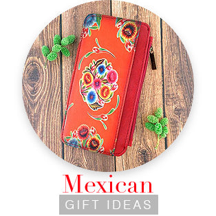 Online shopping for Mexican gift ideas from Mexican bags, Mexican wallet, Mexican coin purse to Mexican travel accessories and Mexican necklace, Mexican bracelet, Mexican ring