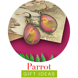 Online shopping for parrot gift ideas from parrot wallet, parrot coin purse to parrot travel accessories and parrot necklace, parrot bracelet, parrot earrings