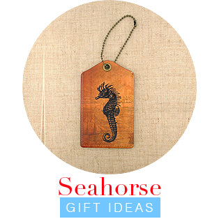 Online shopping for seahorse gift ideas from seahorse bags, seahorse wallets, seahorse coin purses, seahorse pouches to seahorse travel accessories and seahorse necklace, seahorse bracelet, seahorse earrings, seahorse rings