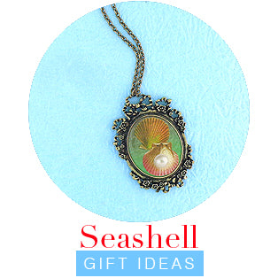 Online shopping for seashell gift ideas from seashell bags, seashell wallet, seashell coin purse to seashell travel accessories and seashell necklace, seashell bracelet, seashell earrings