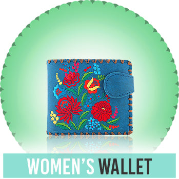 Online shopping for Eco-friendly, unique, beautiful and affordable vegan wallets for women designed by LAVISHY and Mlavi.