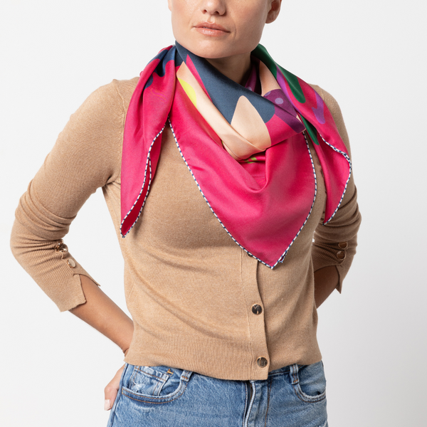 scarf 11237 - fuchsia