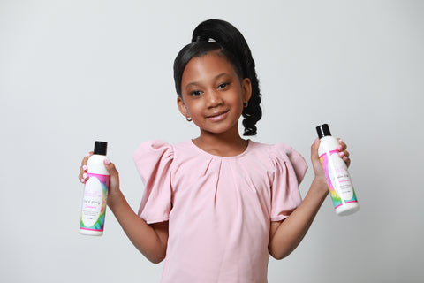 Kennedy pictured with two of her products