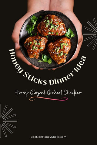 Honey Sticks Are The Star of This Grilled Chicken Recipe pinterest