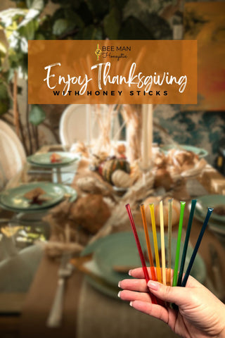 honey sticks for thanksgiving celebrations