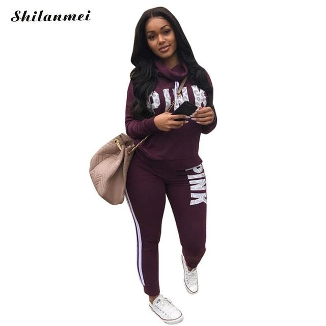 plus size pink sweat suits