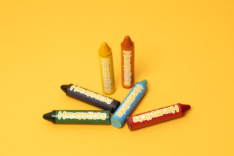 Honeysticks 100% Pure Beeswax Crayons (12 Pack) - Australia