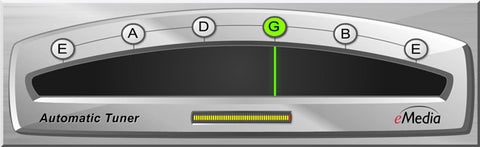 eMedia Intermediate Guitar Method tuner