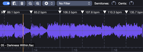 Guitar Pro 8 audio track