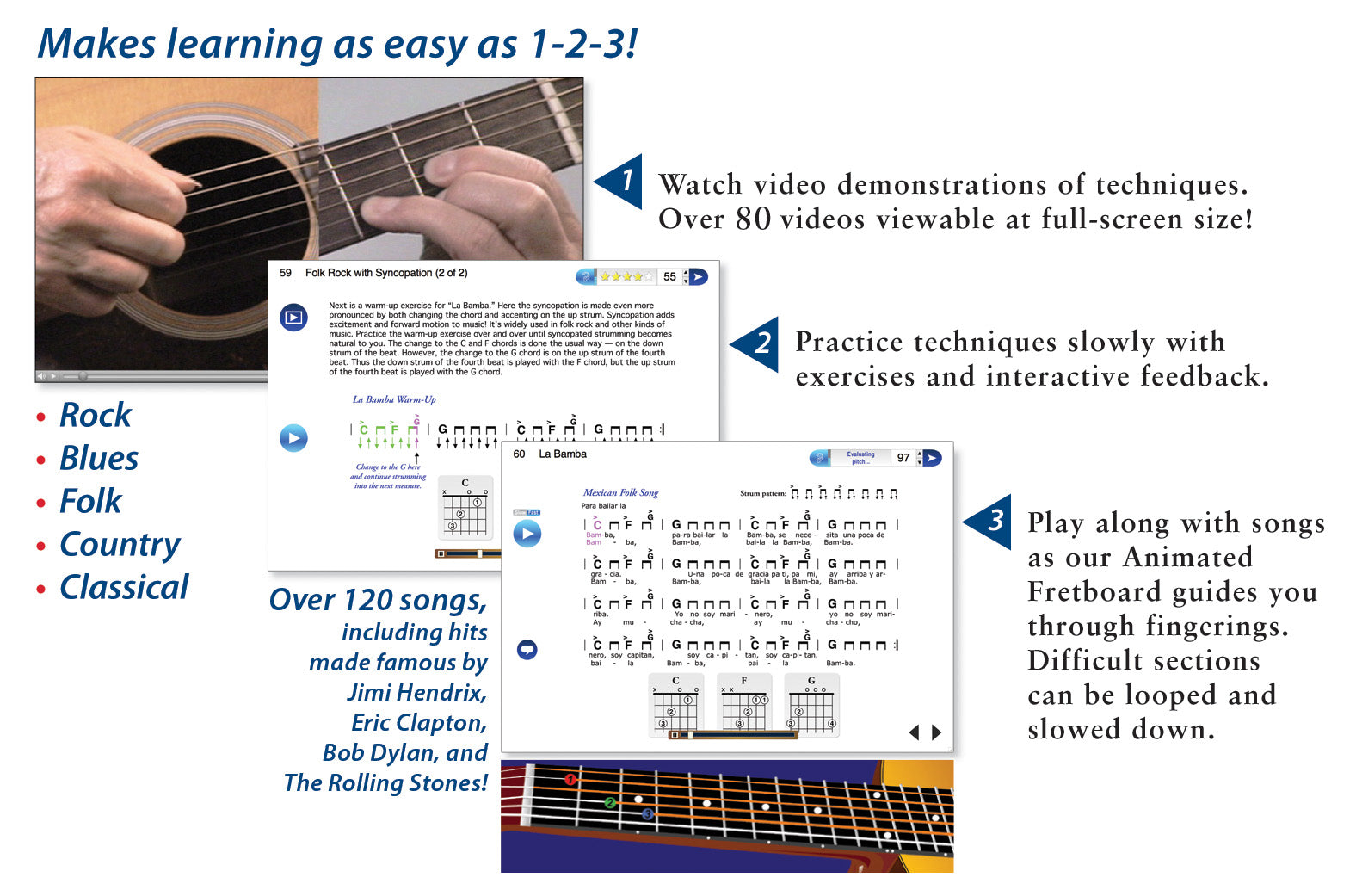 emedia guitar method version 4