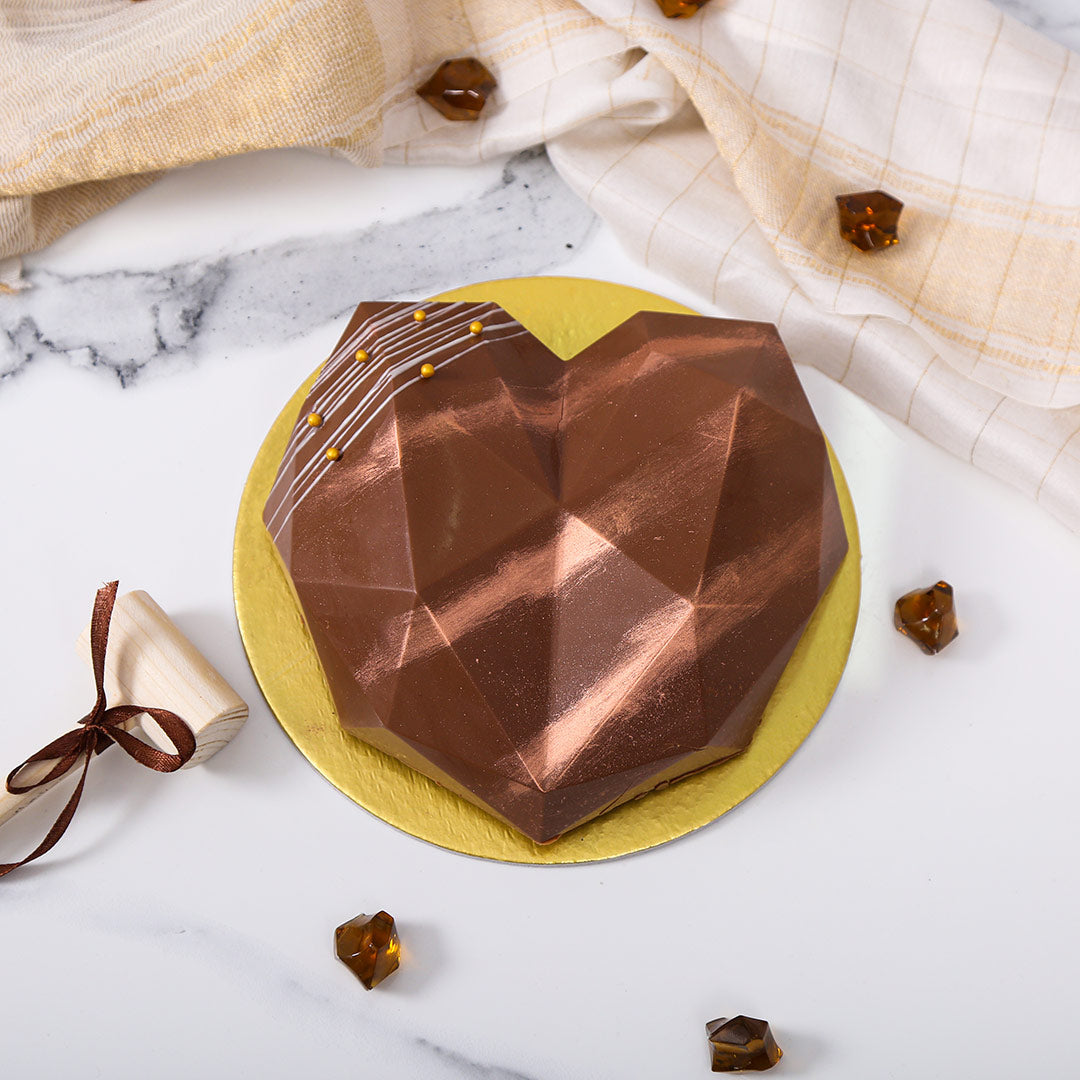 How to Make a Breakable Chocolate Heart (Recipe) - A Spicy Perspective
