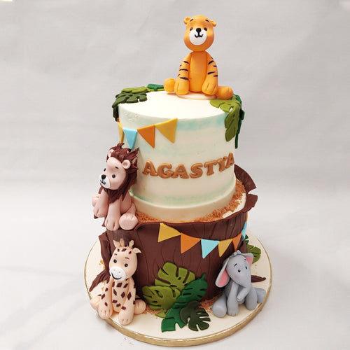 Buy Jungle Fondant Cake-The Jungle Safari