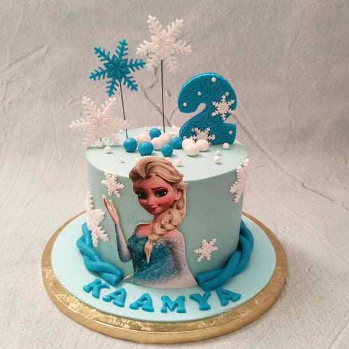 Frozen barbie doll birthday cake, Food & Drinks, Homemade Bakes on Carousell