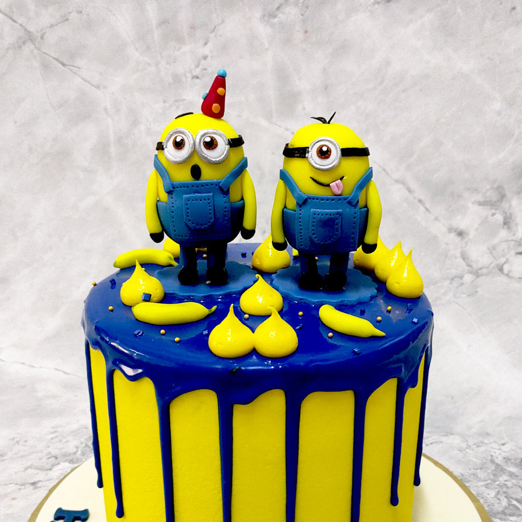 KekGalore - Papoy! Minion theme cake, 5” 4 layer. 2d... | Facebook