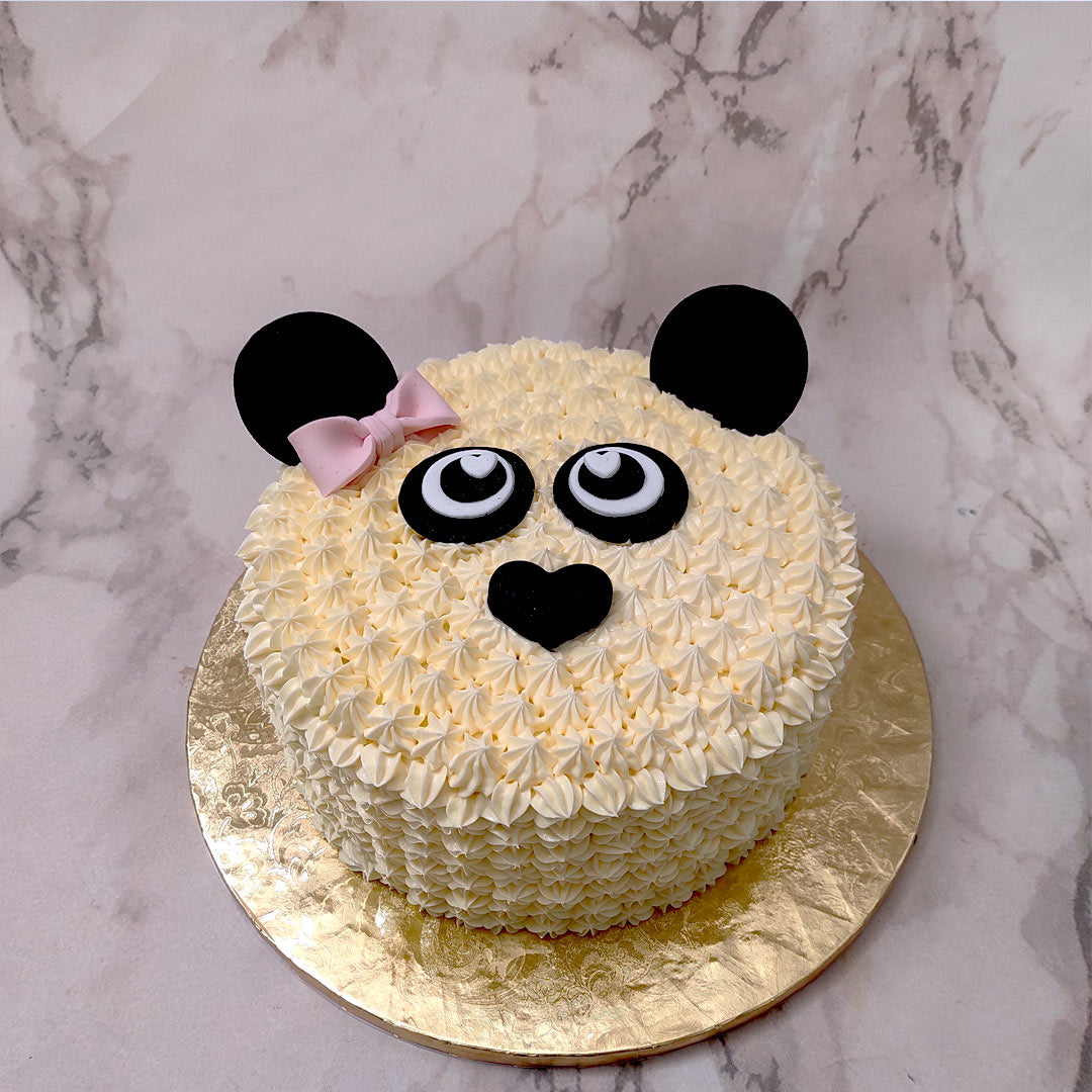 Panda Cake Topper Happy Birthday Bear Cake Decorations for Kids Girls Boys  Panda Theme Birthday Baby Shower Party Supplies Double Sided Glitter Black  Decor : Amazon.in: Grocery & Gourmet Foods