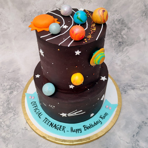 solar system projects made from cake