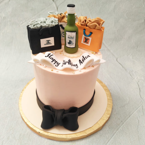 Share market theme customised cake for stock brokers - CakesDecor