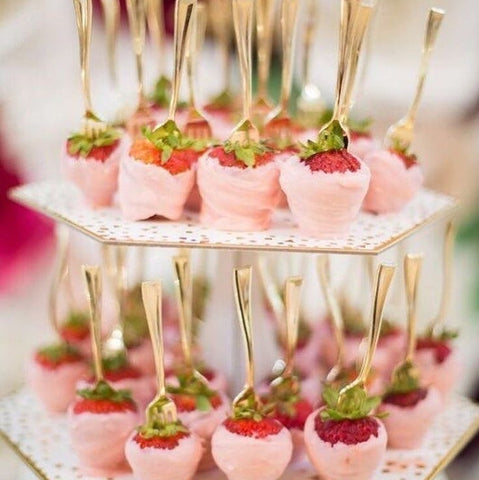 frutillas eventos postres