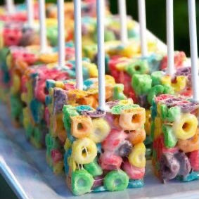 cereales niños niñas postres picoteos eventos cumpleaños