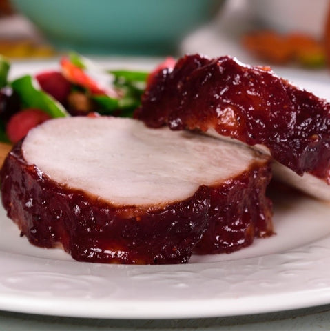 pavo con salsa de cranberries