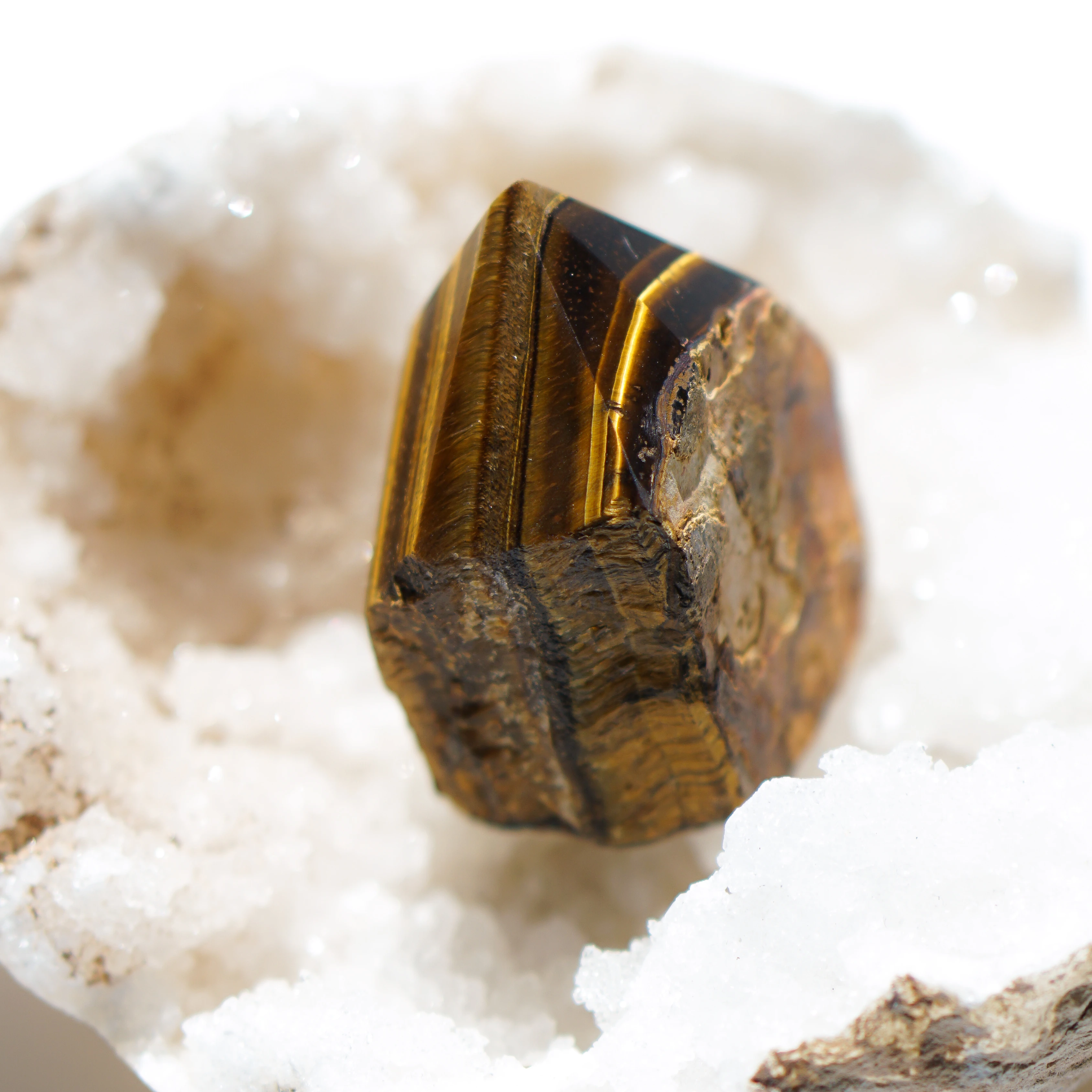 gorgeous tiger's eye crystal point