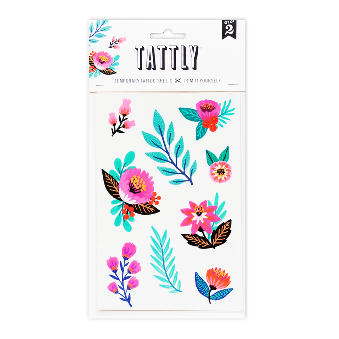 Magnolia Flower Temporary Tattoo  NatureTats