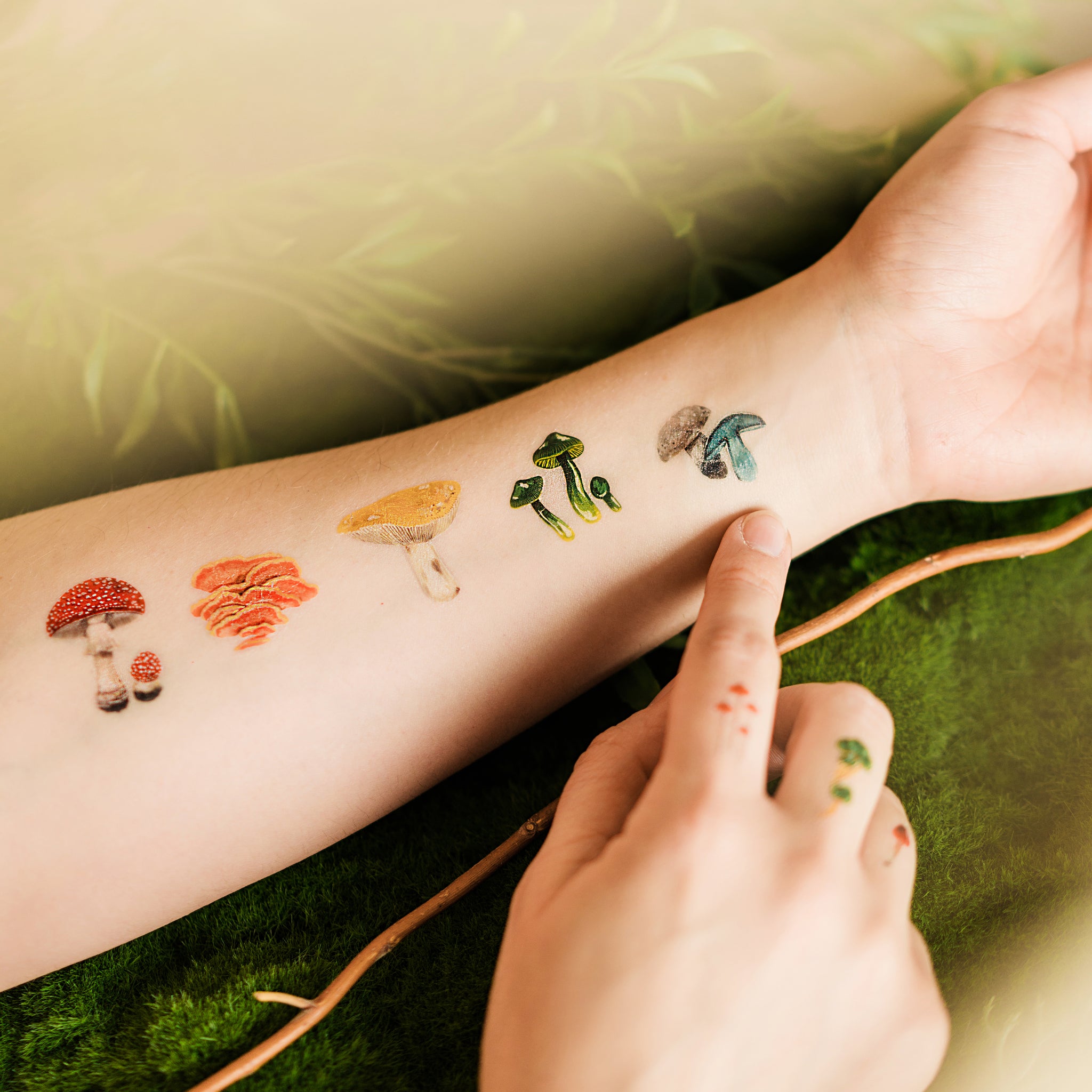 Tiny mushroom by Yaroslav Putyata  Tattoogridnet