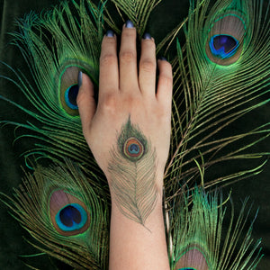 15 Small Peacock Feather Tattoo 2021  Linestar Tattoos  YouTube