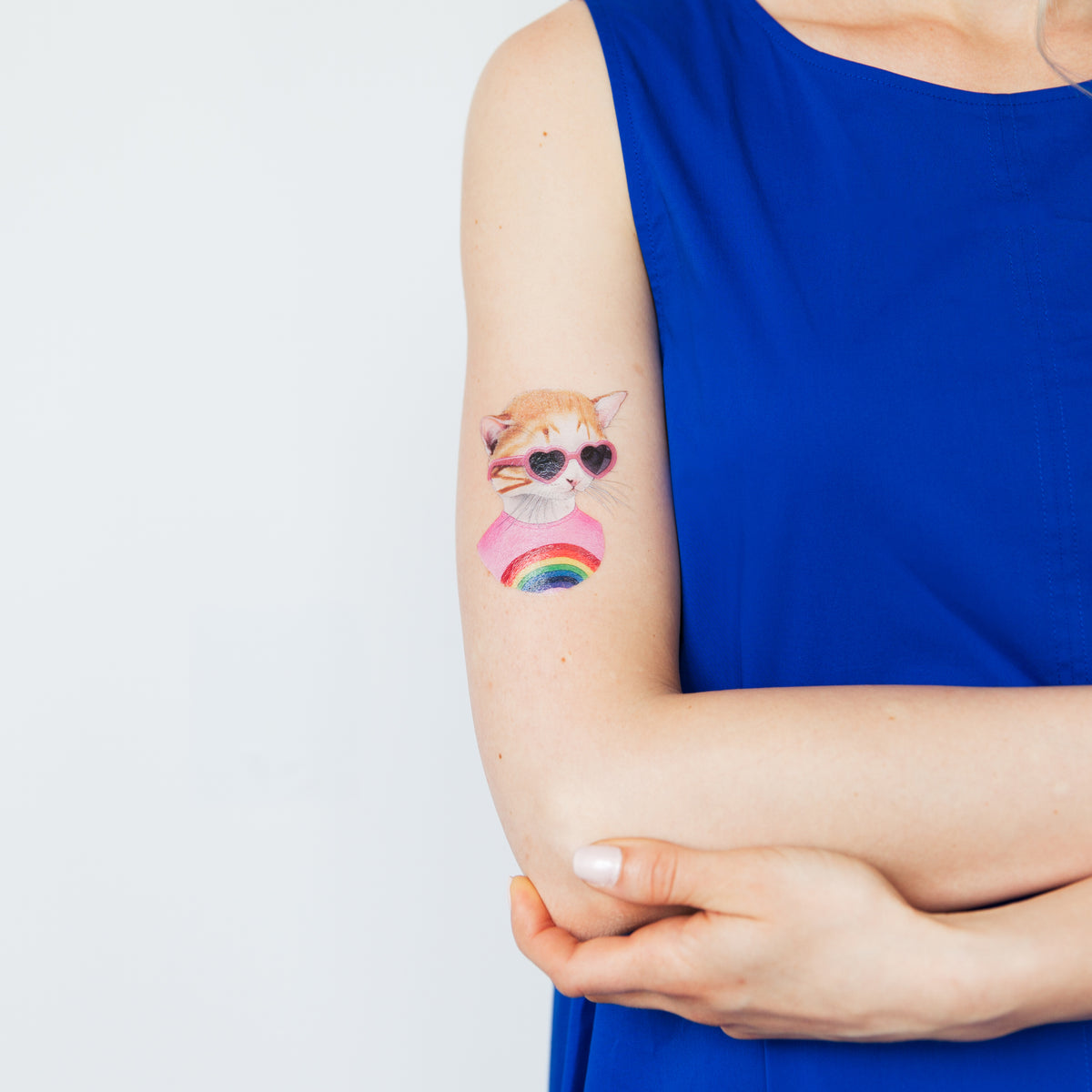 Rainbow Kitten – Tattly Temporary Tattoos