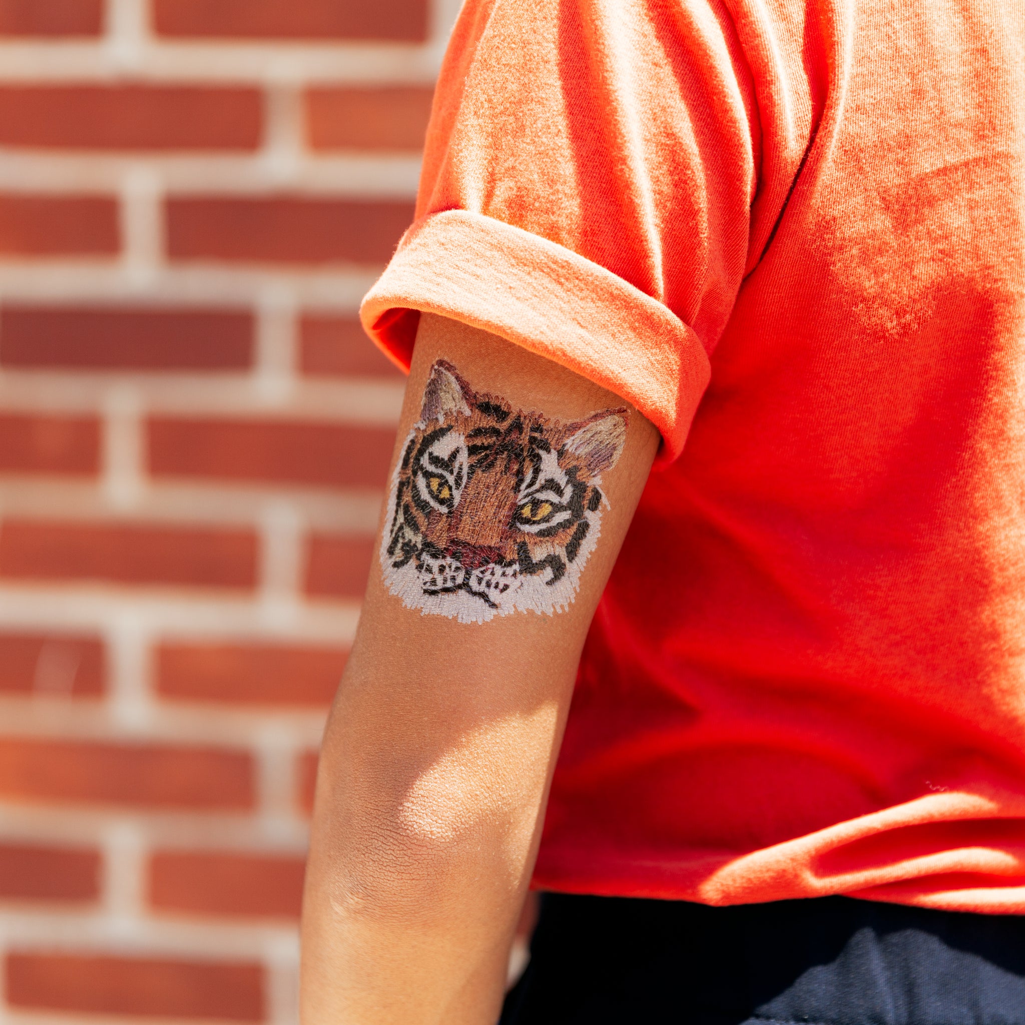 Buy 11 Sheets NEZAR Realistic Siberian Lion King Face Long Full Arm Temporary  Tattoos For Women Men Kids Adults Large Tiger Wolf Animal Fake Temporary  Tattoo Sleeves Waterproof Leg Temp Tatoos Nun