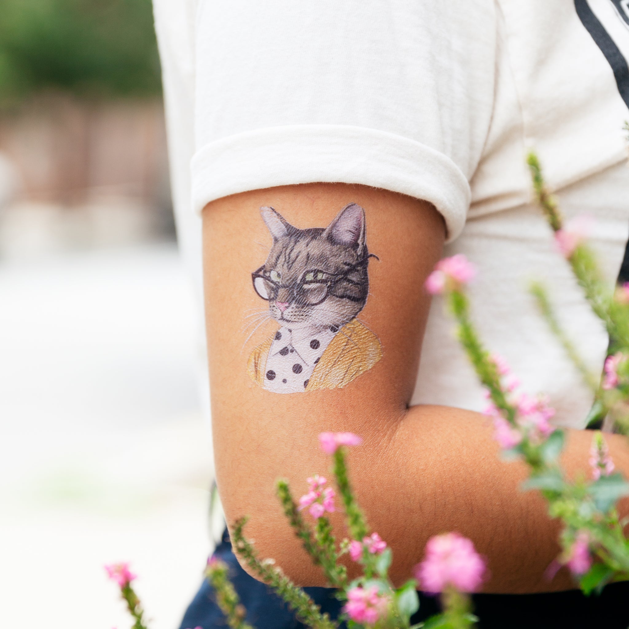 Catthemed Temporary Tattoo Roundup  hauspanther