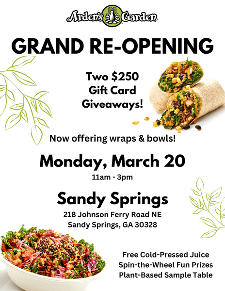 Arden's Garden Sandy Springs Grand Reopening