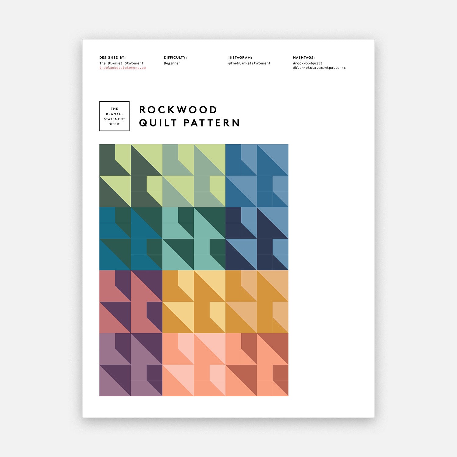 Rockwood PDF Quilt Pattern