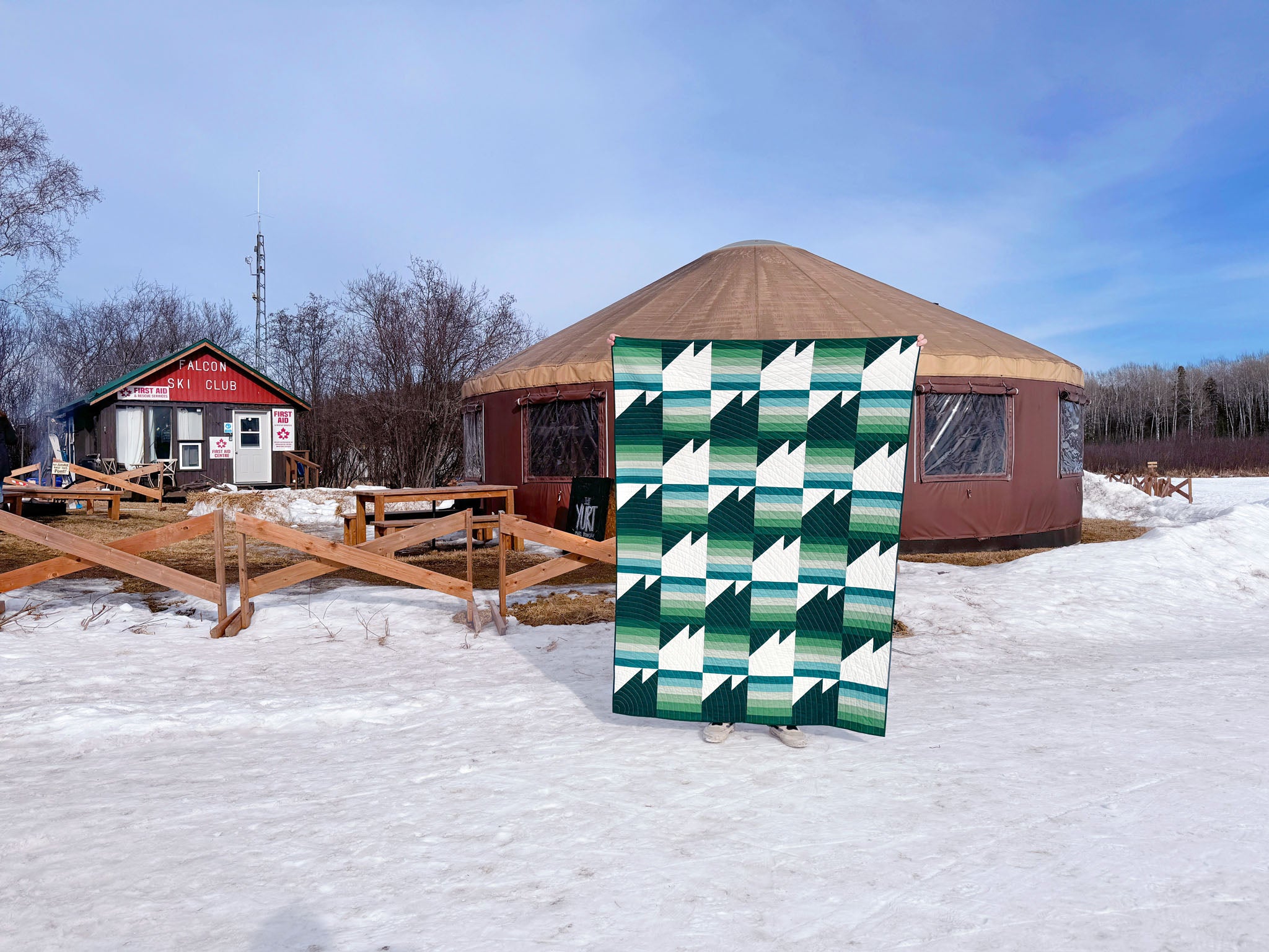 Falcon Ridge Green Yurt