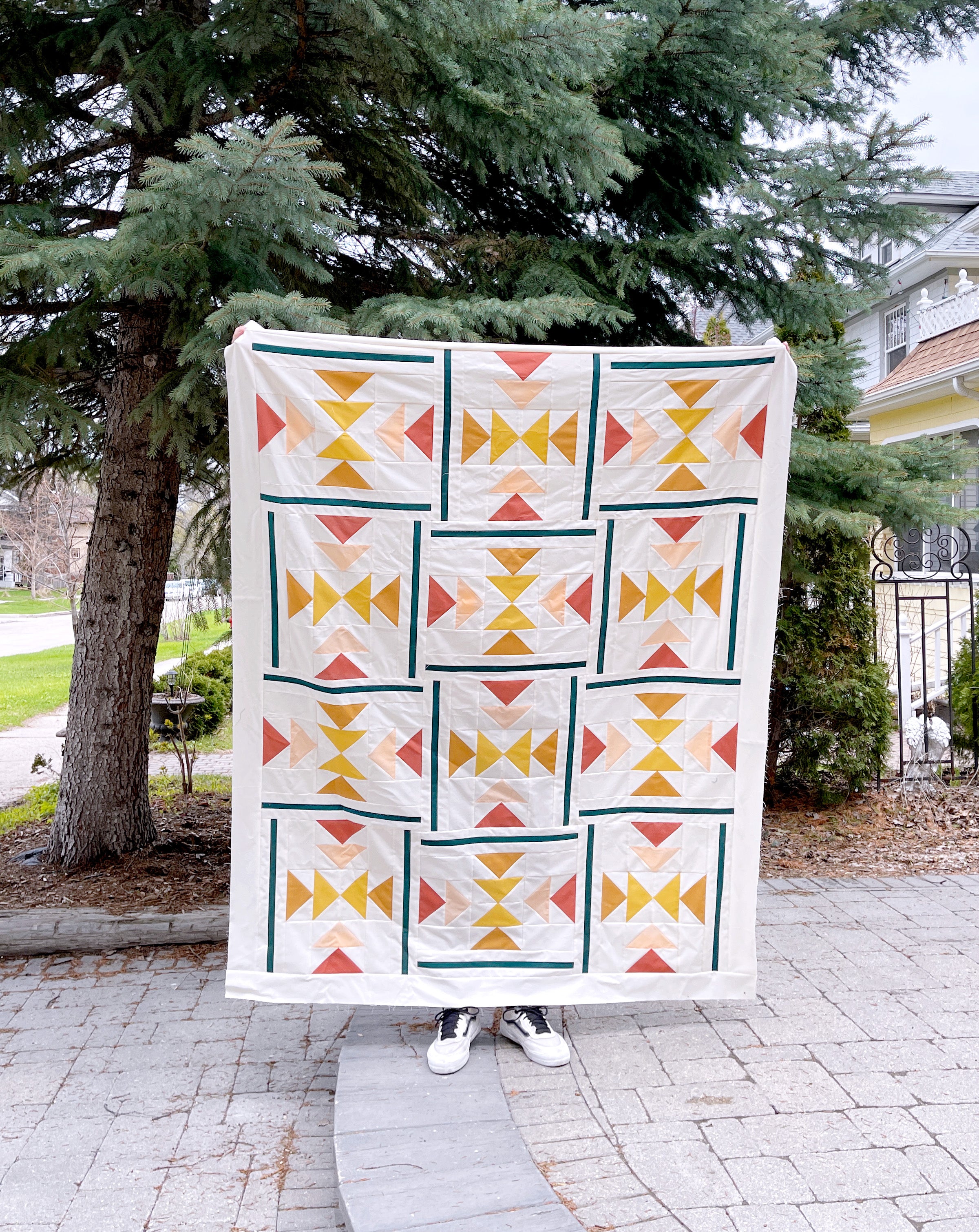 Landmark Boho Quilt Top