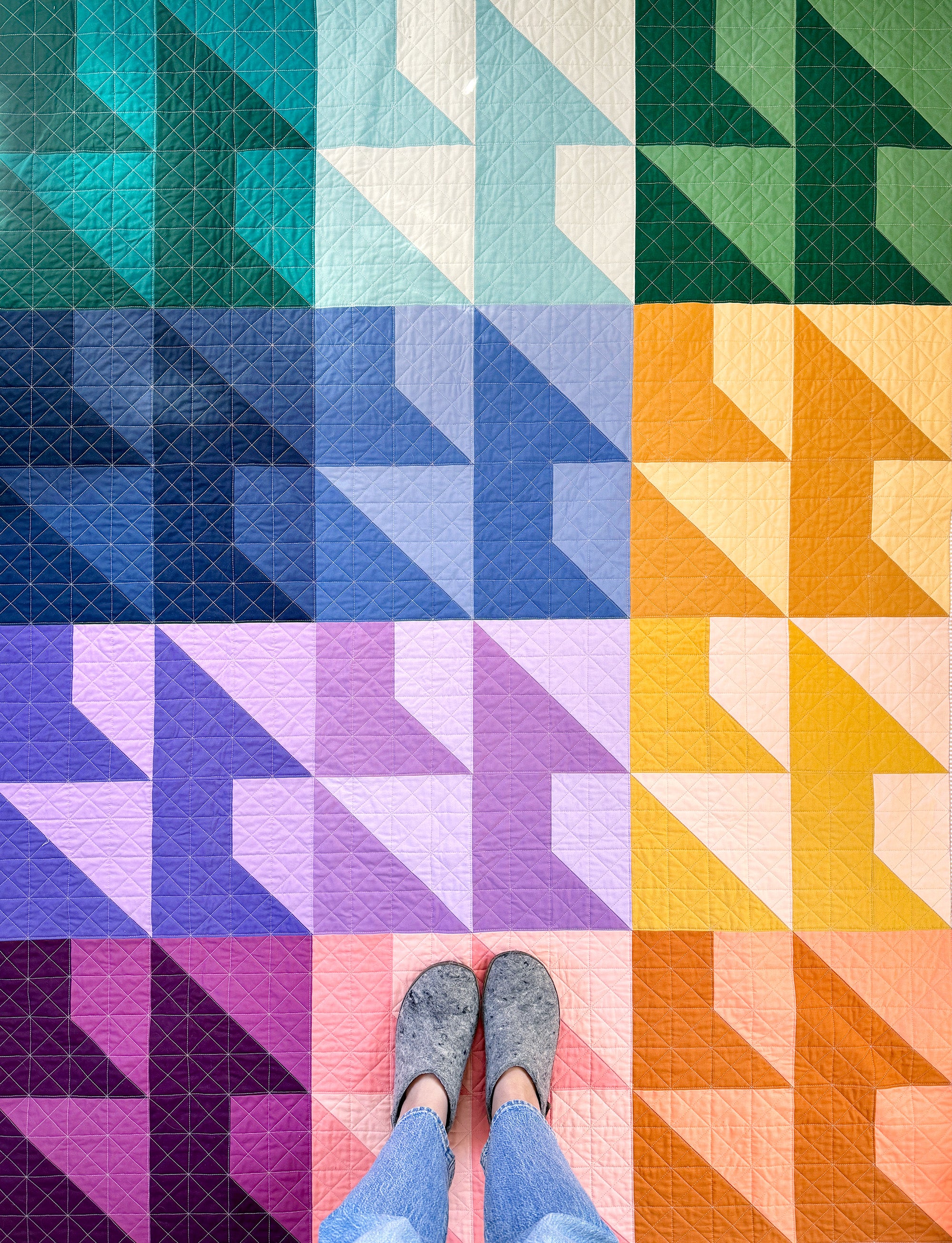 Spring-Inspired Rockwood Quilt