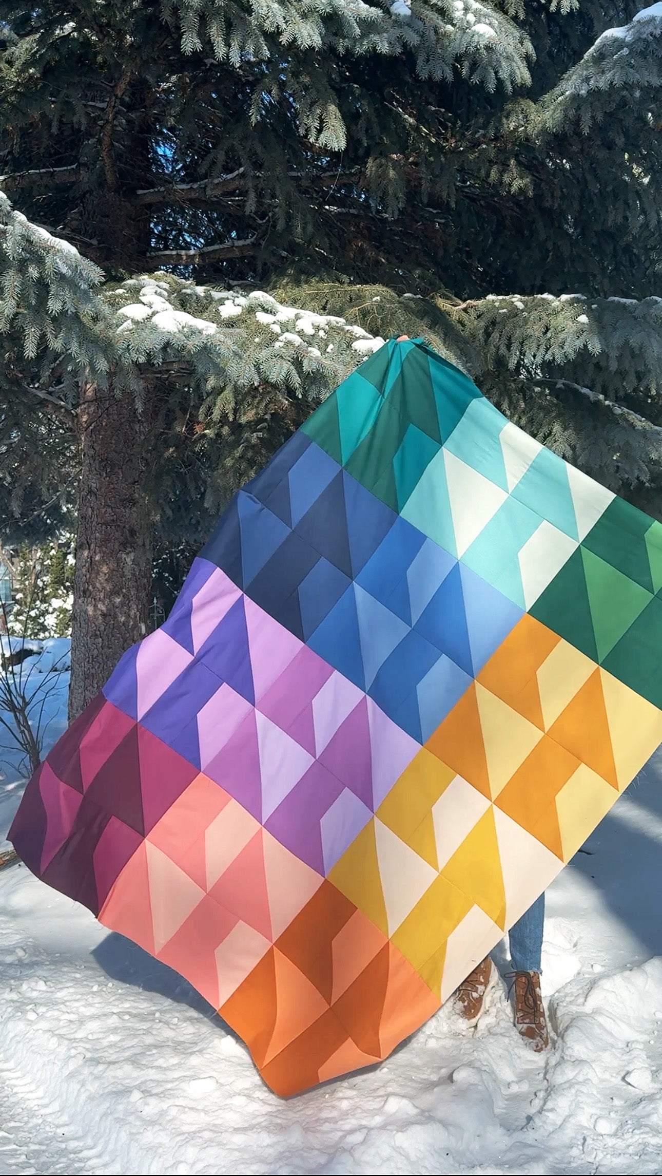 Spring-Inspired Rockwood Quilt