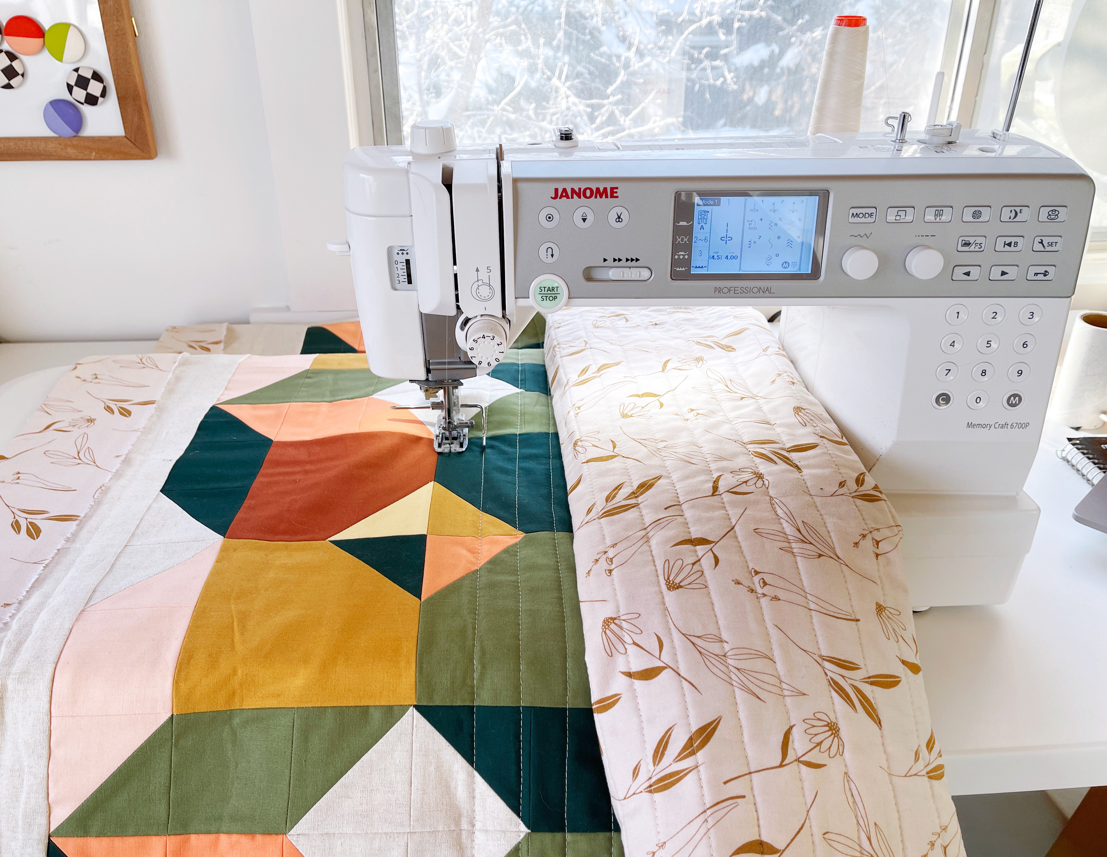 South Cross Cover Quilting