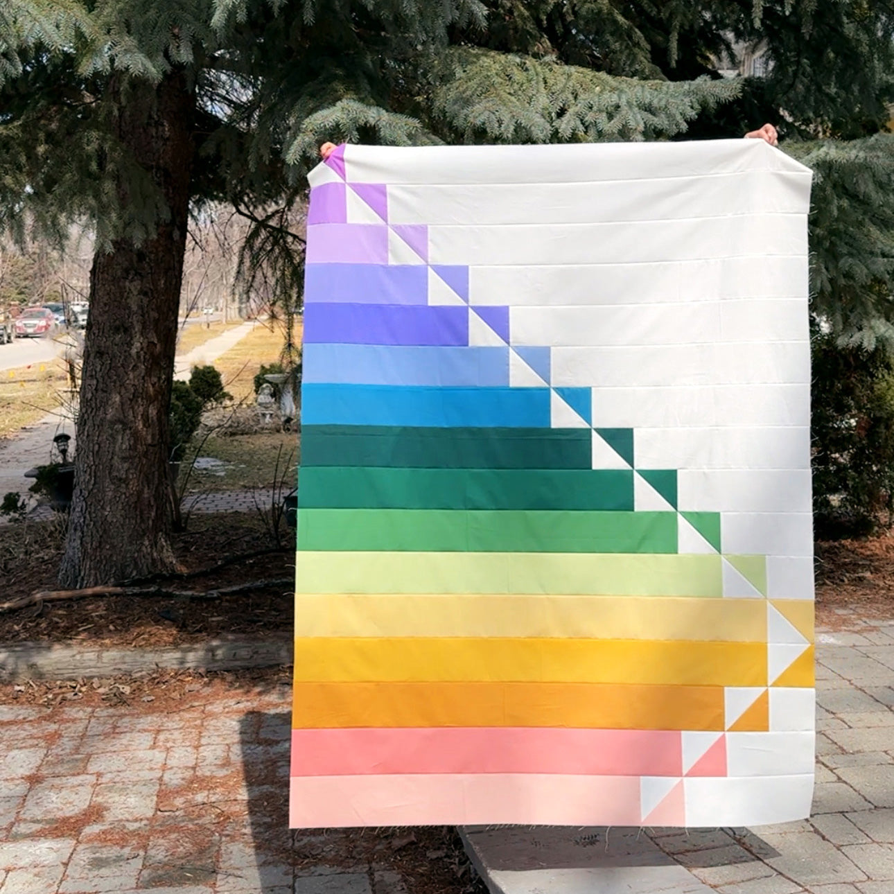 Spring-Inspired Steep Rock Quilt