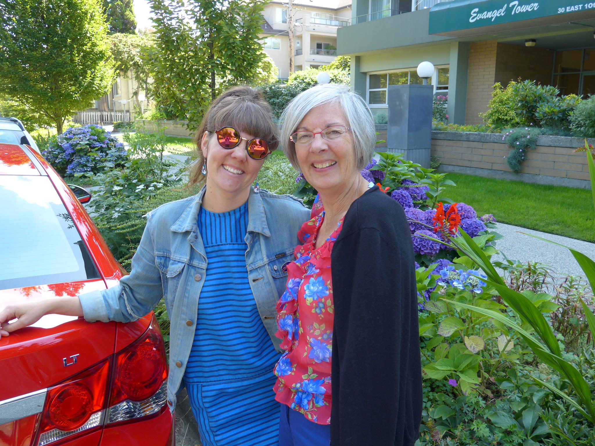 Erin's mom and sister - Susan and Jenny Moore