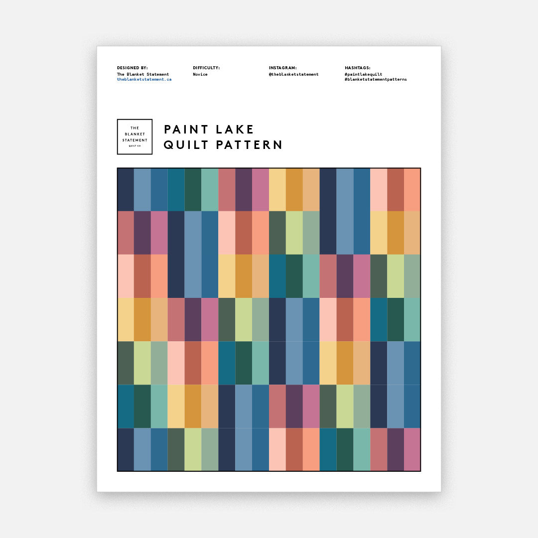 Paint Lake PDF Quilt Pattern