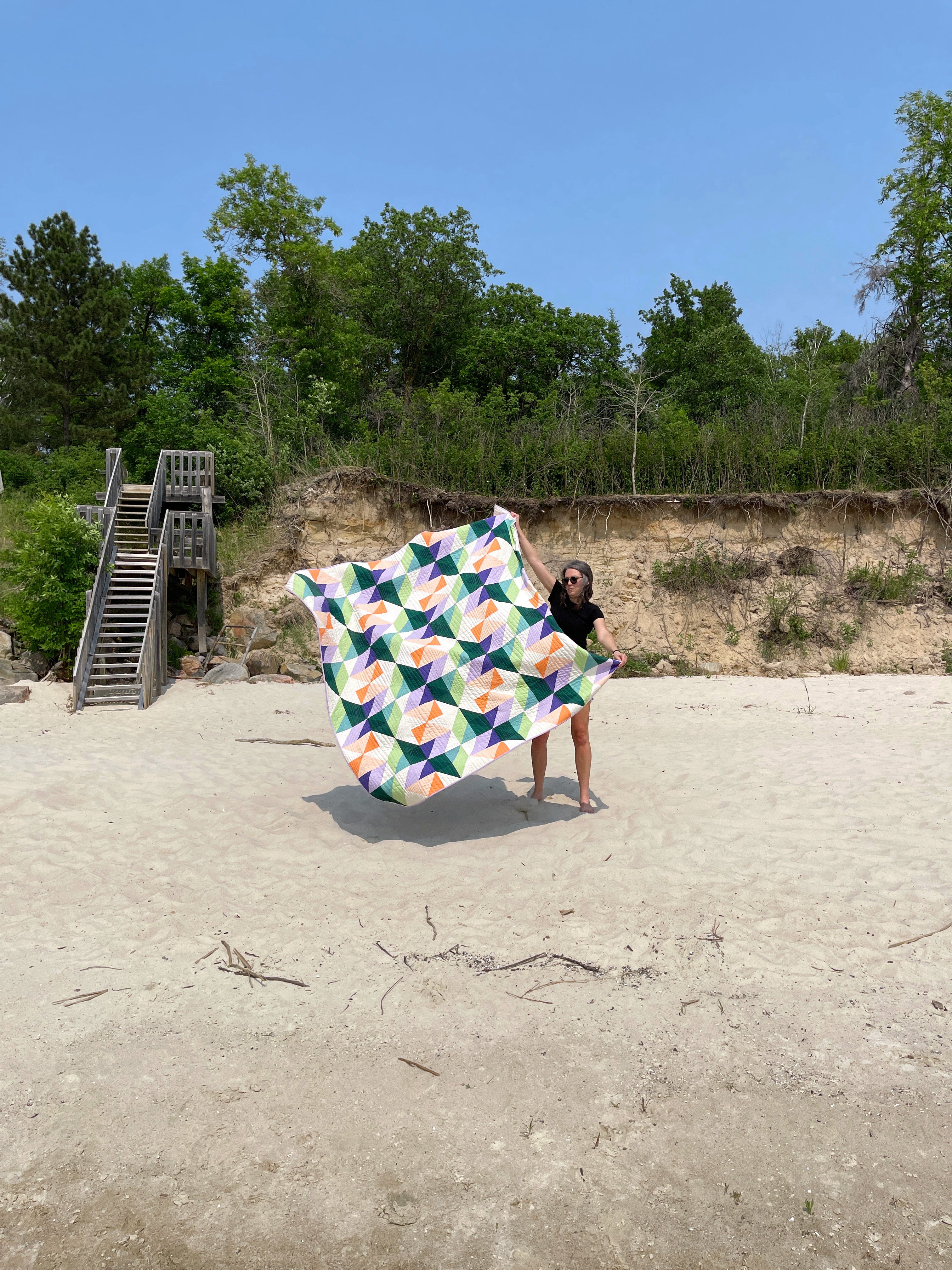 Victoria Beach Cover Stairs