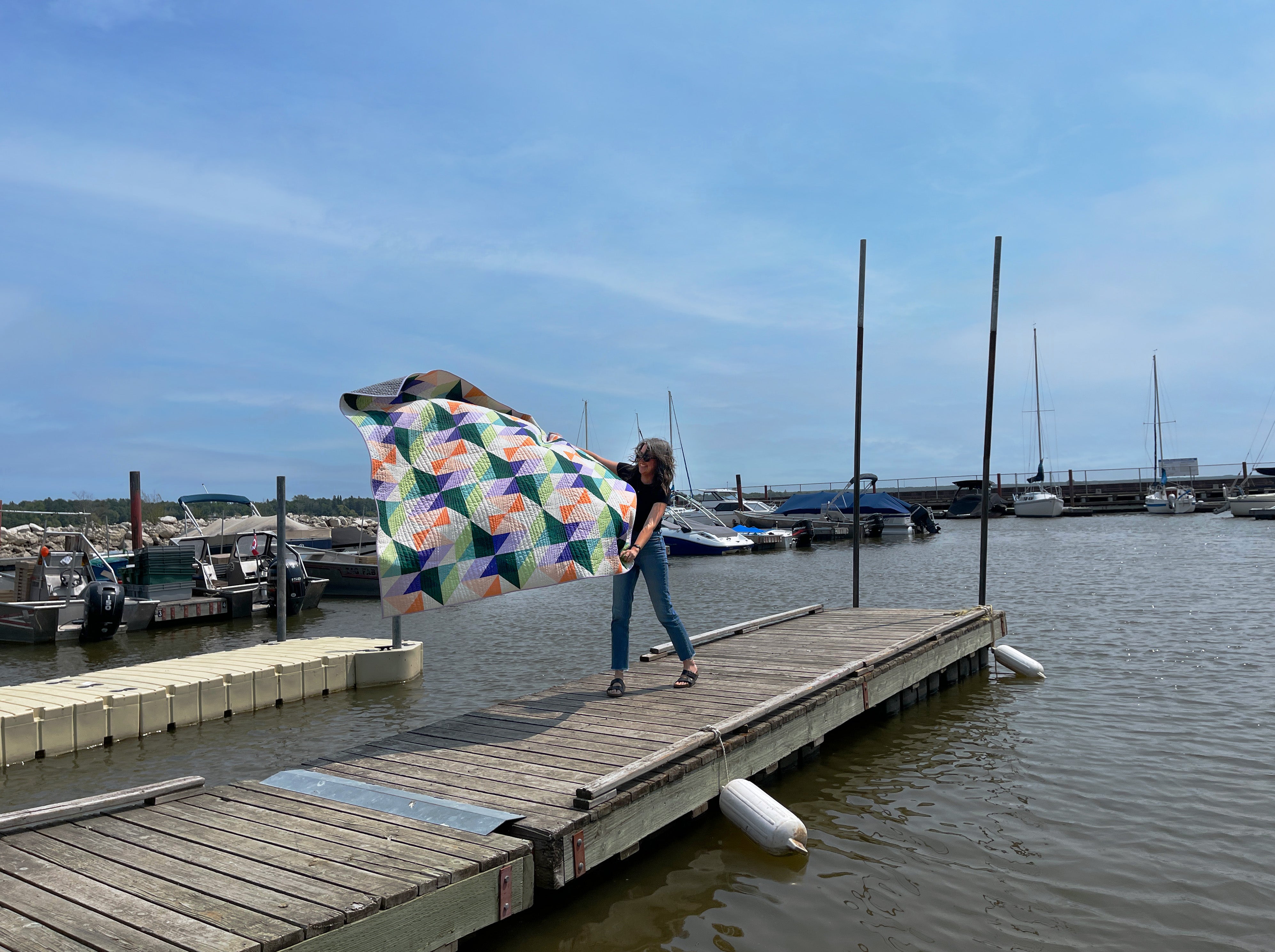 Victoria Beach Cover Dock