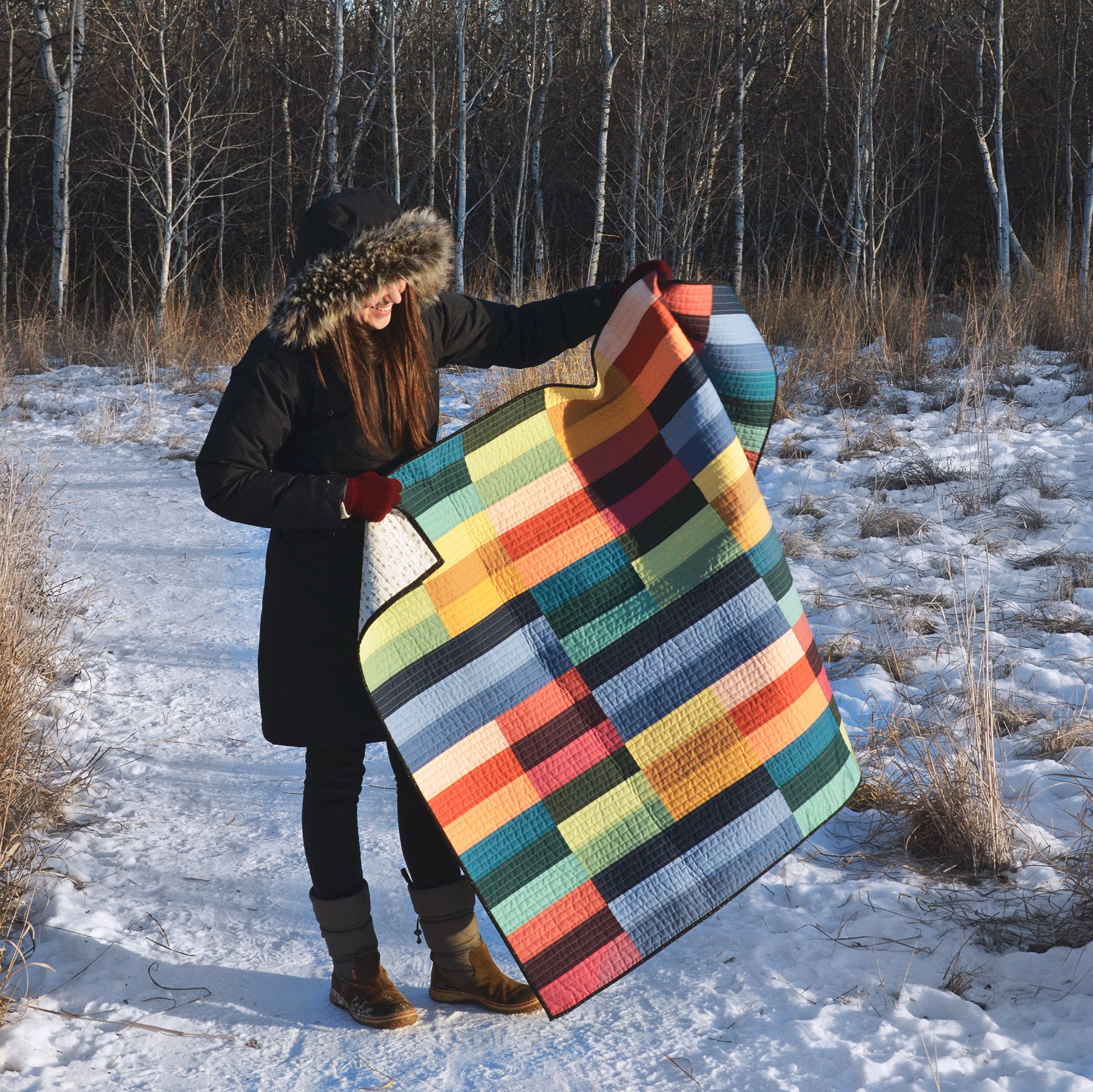 Paint Lake Cover Quilt