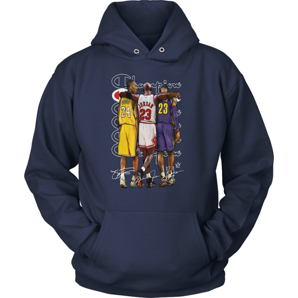 kobe x jordan x lebron hoodie