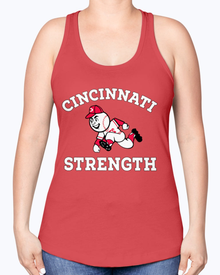 cincinnati reds strength shirt