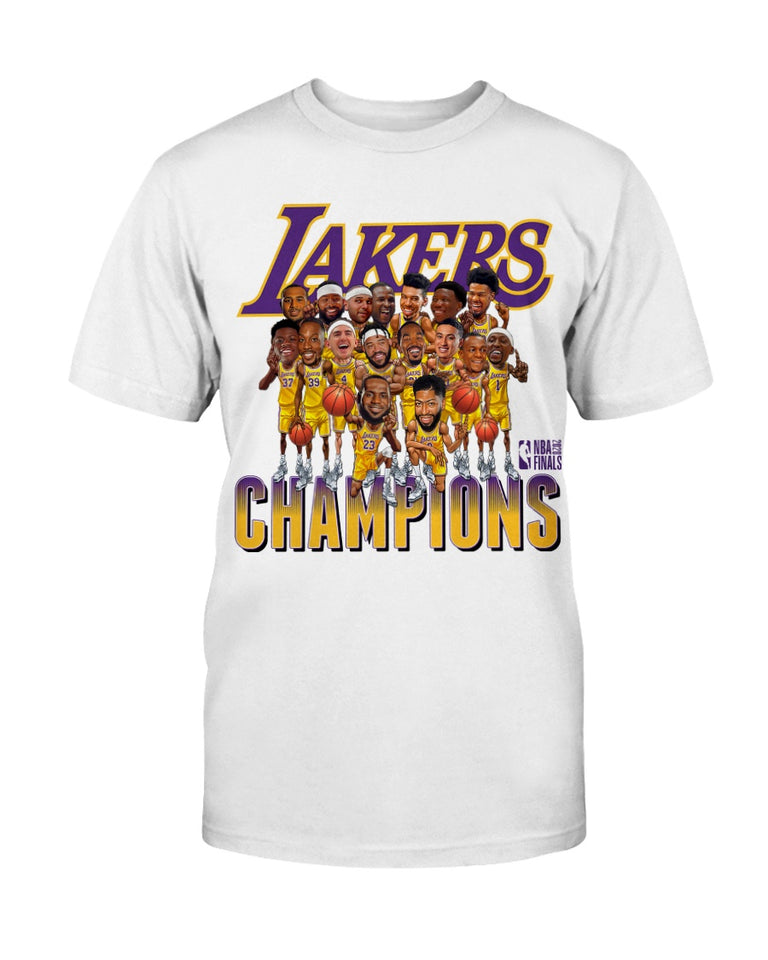 lakers cartoon championship shirt