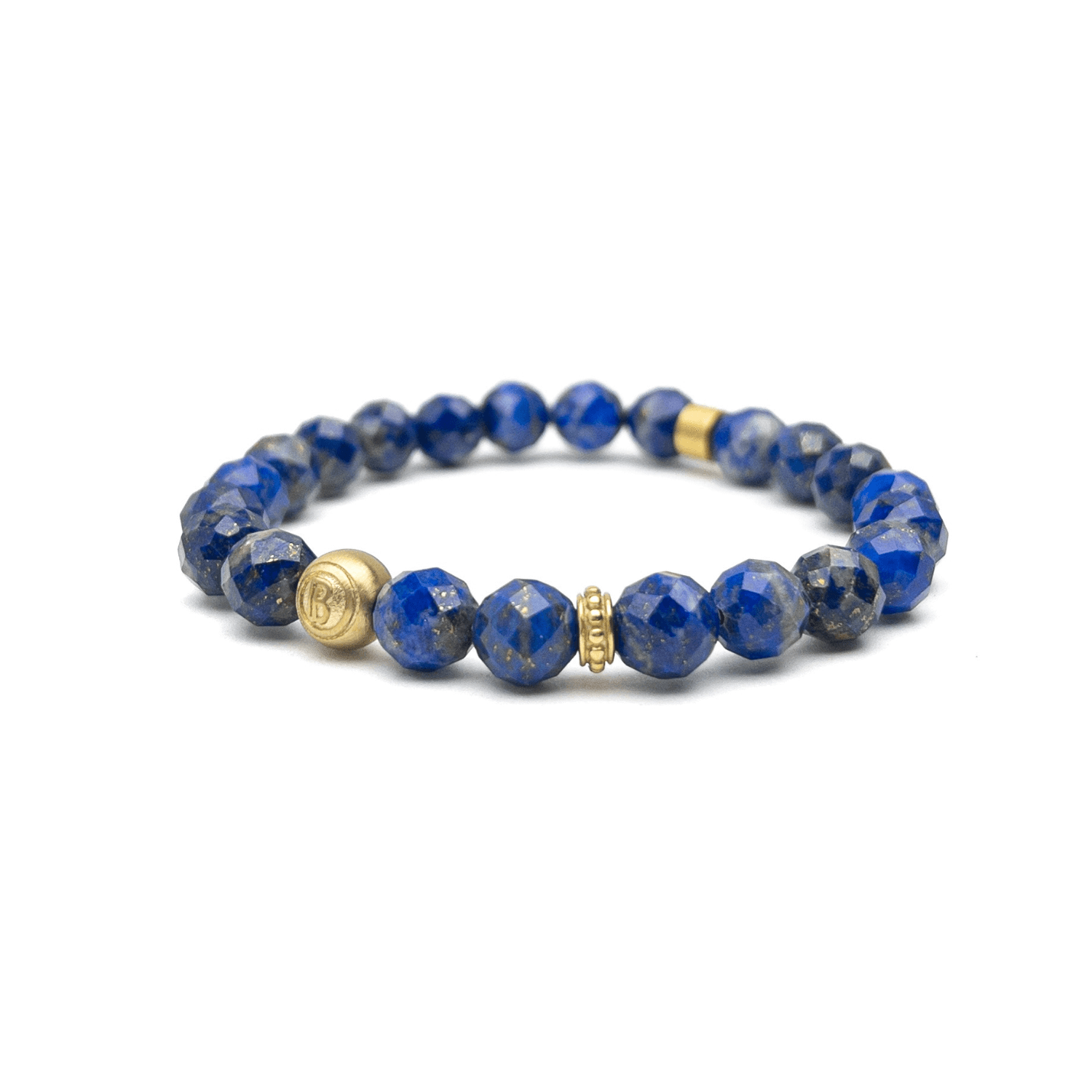 Faceted Lapis Signature – Gold